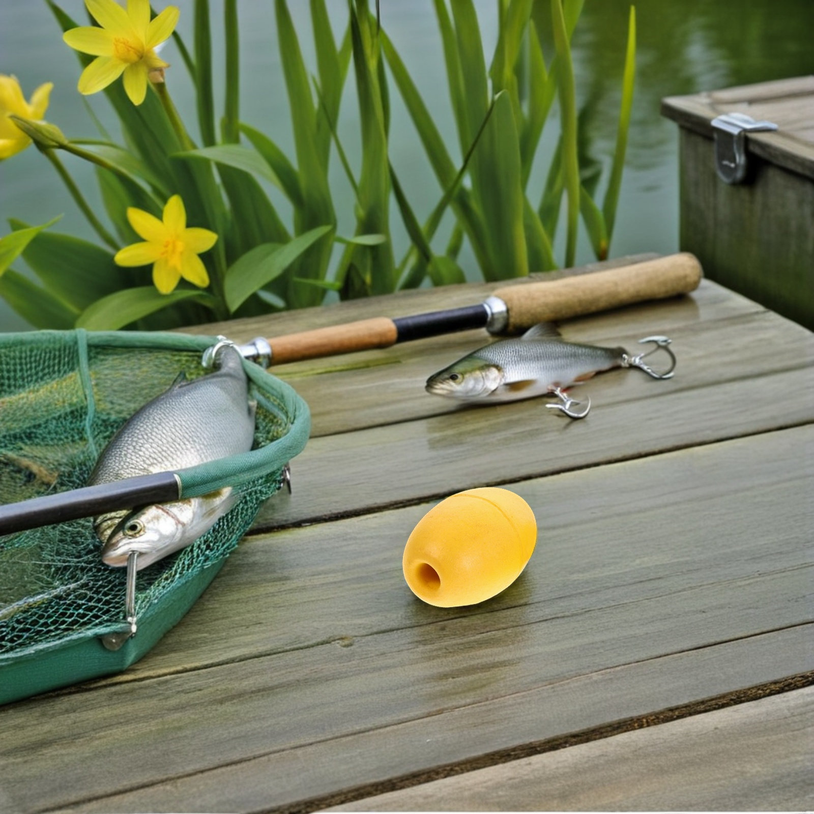 Fishing Kayak Anchor - 8 Stück PVC-Kajakbojen, Bootsfestmacherbojen, Angelmarkierungsbojen, Ankerbojen,