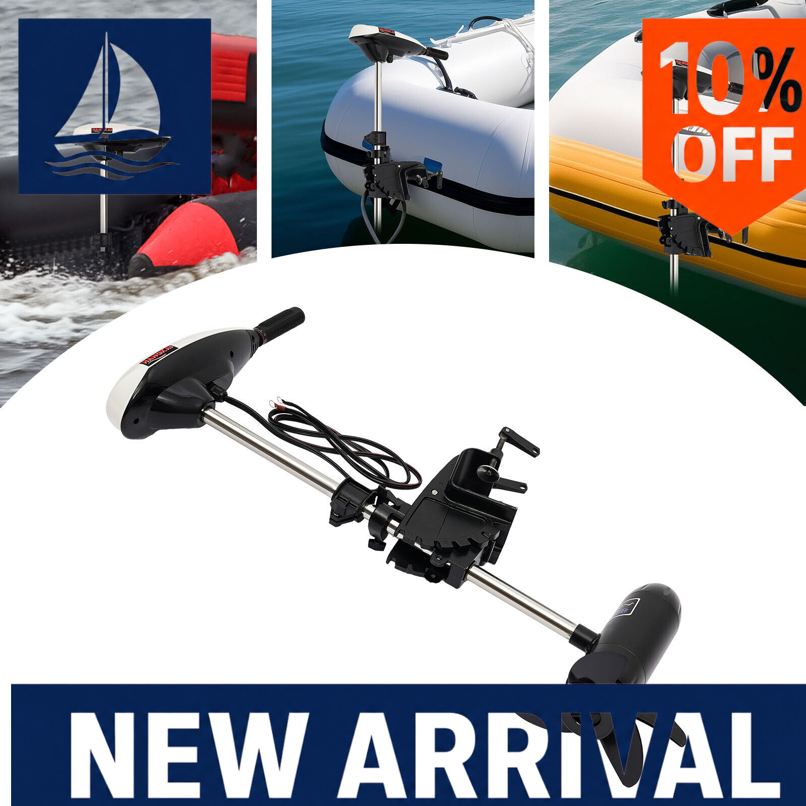 12V 65LBS Elektrischer Außenbo – Fishing Kayak Trolling Motor Bewertung und Preis